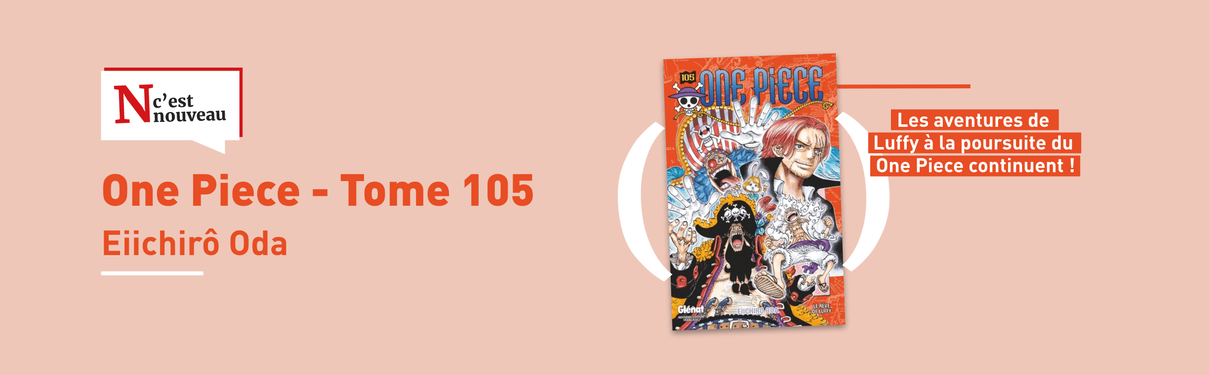Nouveauté One Piece tome 105