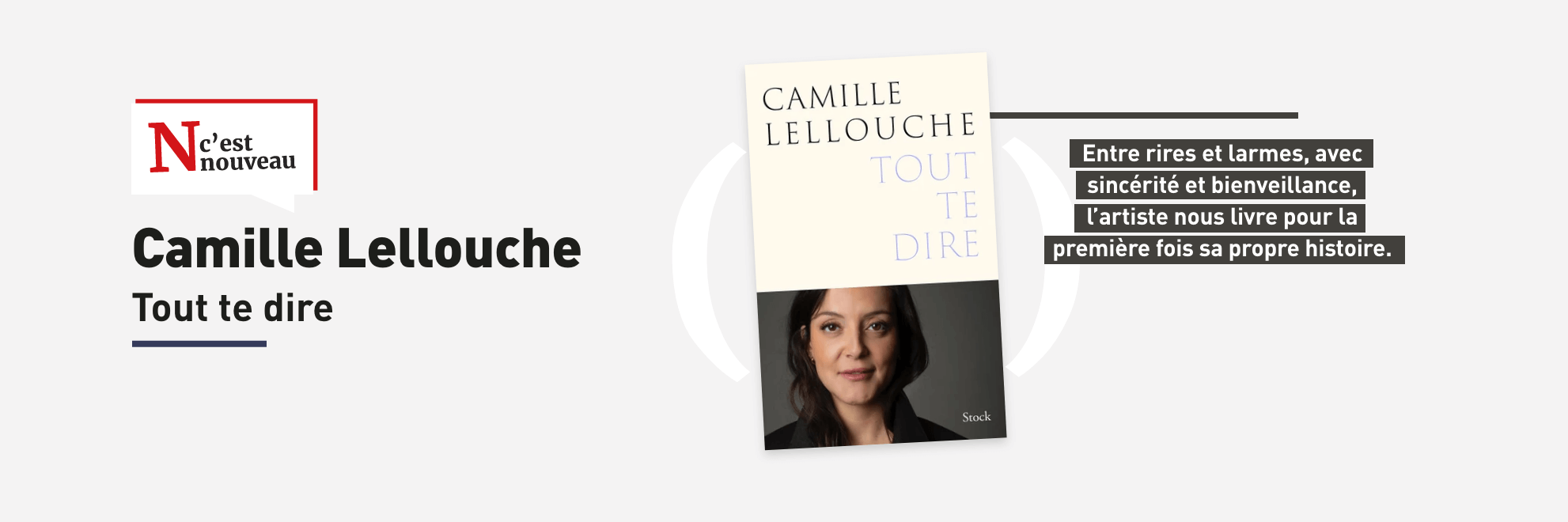 Nouveauté : Tout te dire de Camille Lellouche