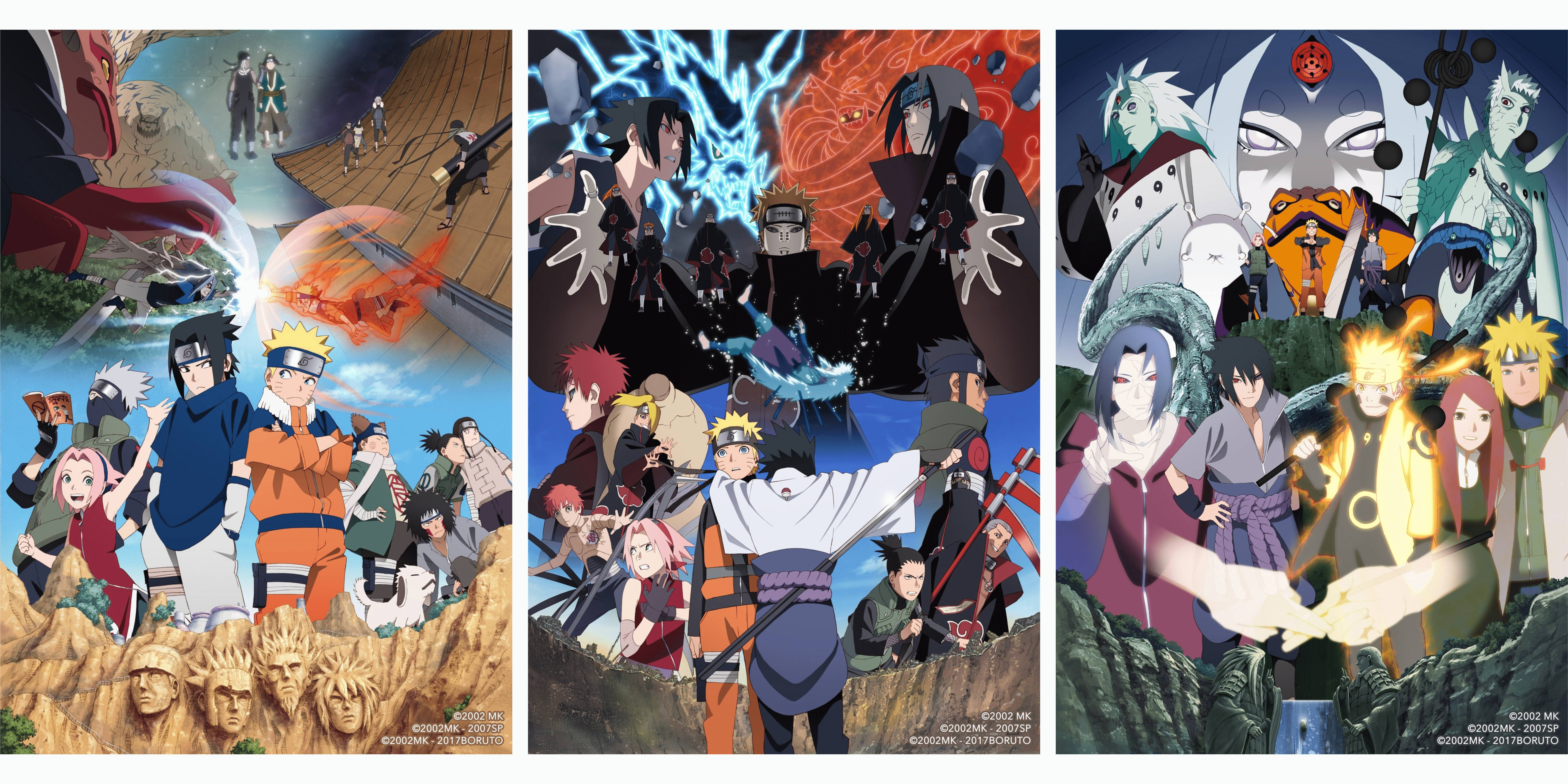 Affiches 20 ans Naruto